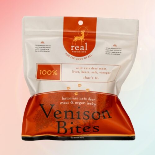 Real Provisions Wild Axis Deer and Organ Jerky Bites